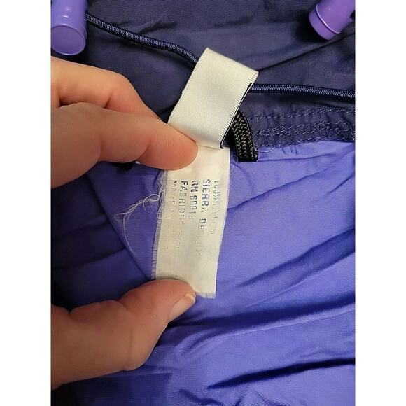 VTG Sierra Designs Anorak Pullover Jacket SZ Medium hooded quarter zip Womens - Picture 14 of 14